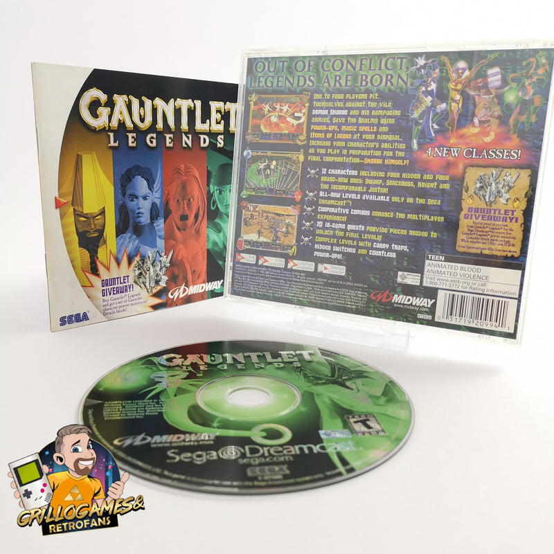 Sega Dreamcast Spiel " Gauntlet Legends " DC | OVP | NTSC-U/C USA Version