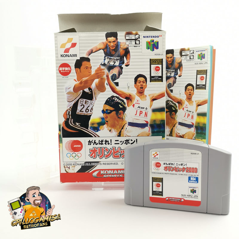 Nintendo 64 Spiel " Olympics 2000 " N64 Konami Sports | OVP |  NTSC-J Japan