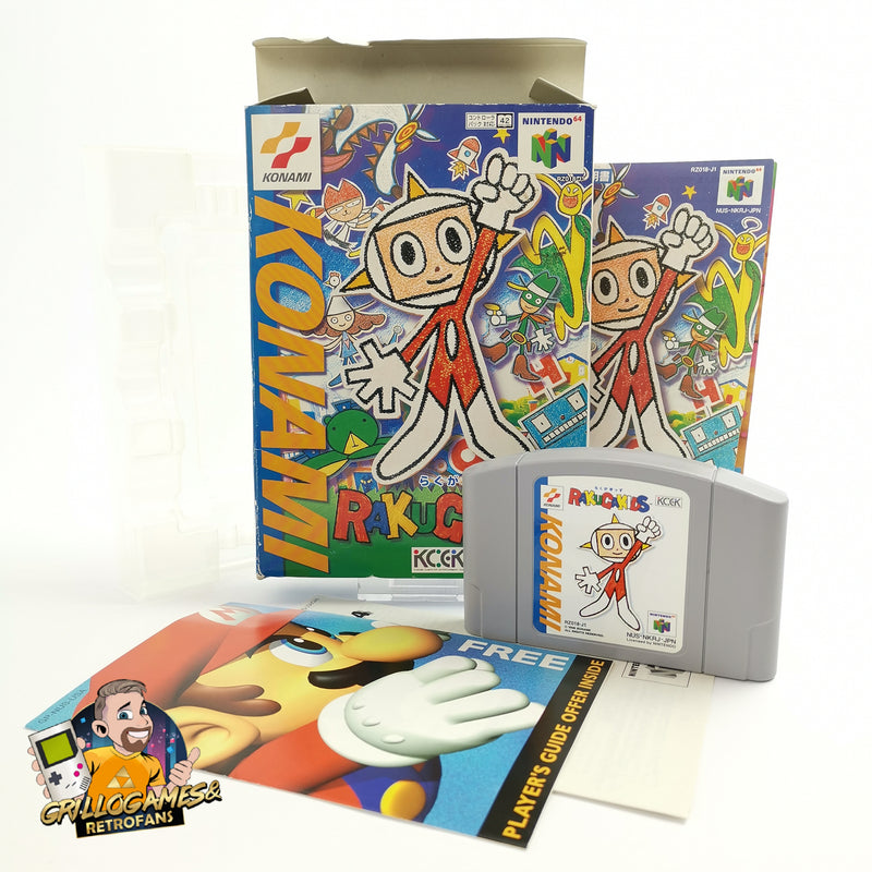 Nintendo 64 game "RakugaKids" N64 Rakuga Kids | Original packaging | NTSC-J Japan version