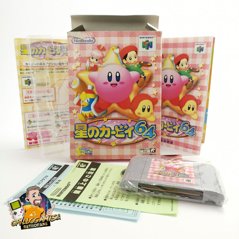 Nintendo 64 Spiel " Kirby the Crystal Shards " N64 Hoshi No OVP |  NTSC-J Japan