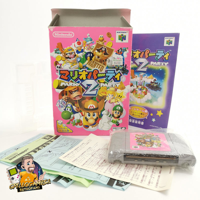 Nintendo 64 game "Mario Party 2" N64 N 64 | Original packaging | NTSC-J Japan version