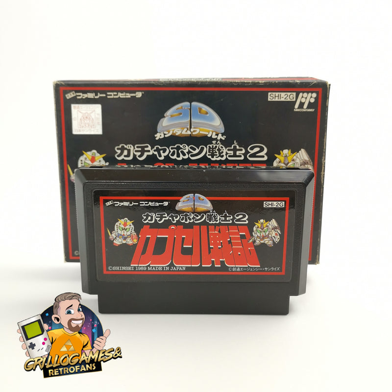 Nintendo Famicom game "SD Gundam Gachapon Senshi 2" OVP | NTSC-J Japan JAP