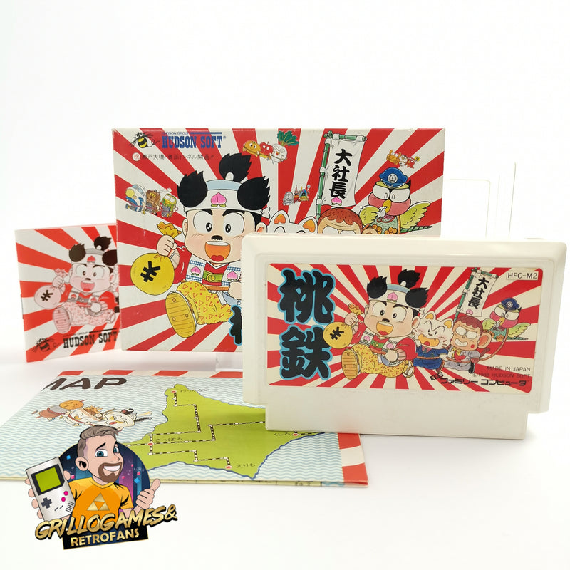 Nintendo Famicom Game " Momotarou Dentetsu " Nes | NTSC-J Japan JAP | Original packaging