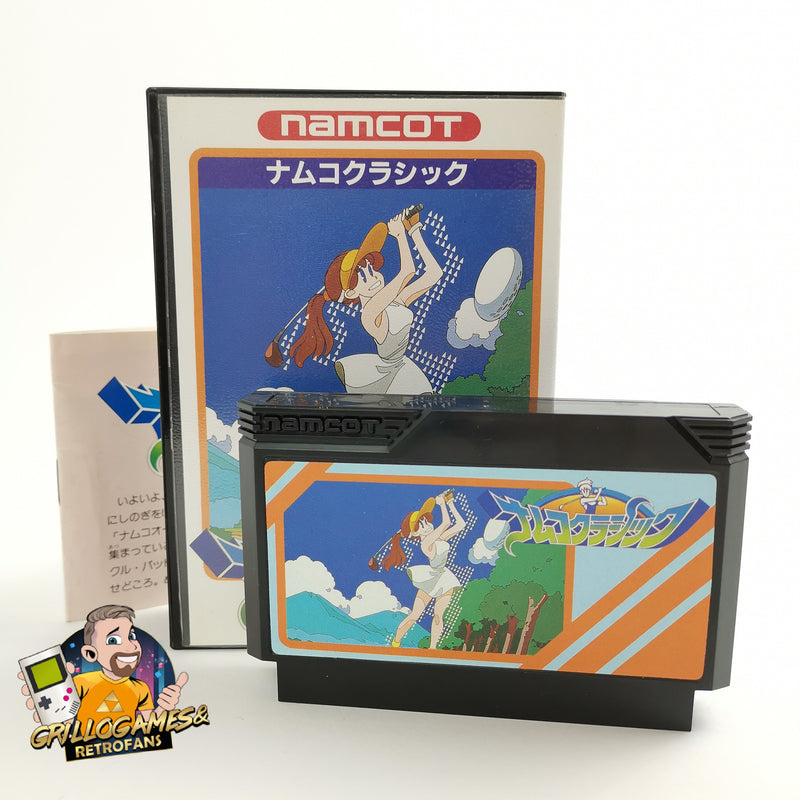 Nintendo Famicom Game "NAMCO Classic Golf" Nes Family Com. | NTSC-J Japan original packaging