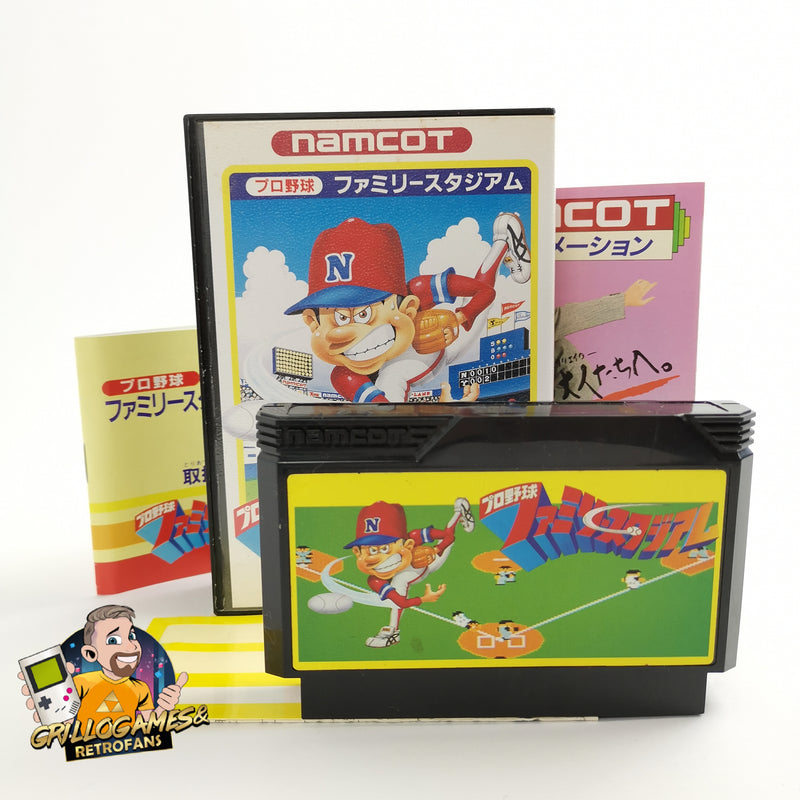 Nintendo Famicom Spiel " Pro Yakyuu Family Stadium 87 " Nes NTSC-J Japan OVP [2]