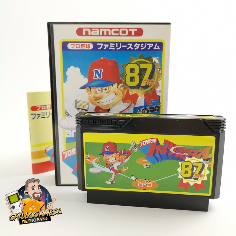 Nintendo Famicom Spiel " Pro Yakyuu Family Stadium 87 " Baseball | NTSC-J Japan