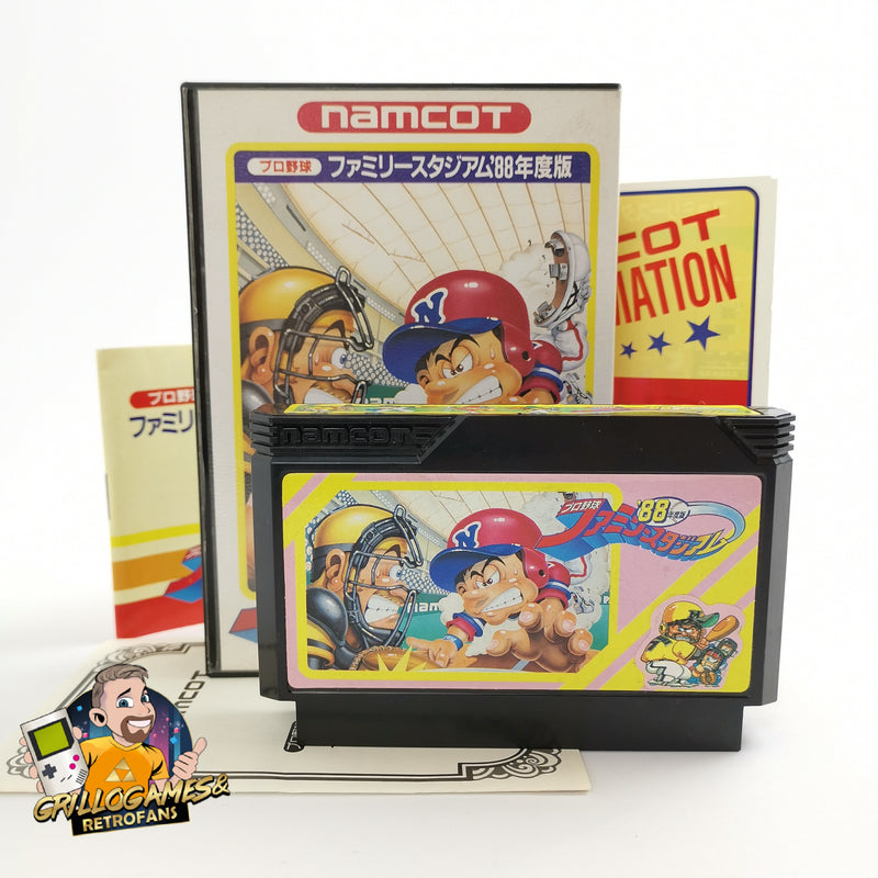 Nintendo Famicom Spiel " Pro Yakyuu Family Stadium 88 " Baseball | NTSC-J Japan