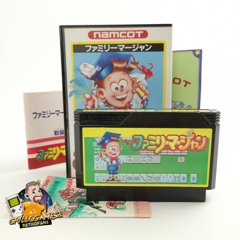 Nintendo Famicom game "Family Mahjong" Nes | Original packaging | NTSC-J Japan JAP