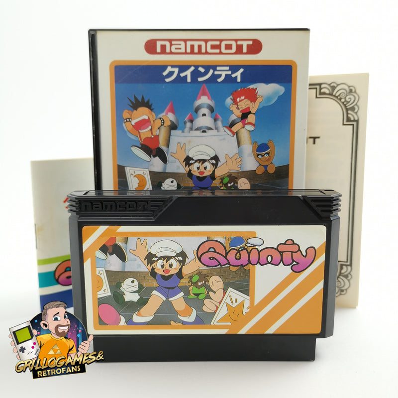 Nintendo Famicom Game "Quinty" Nes Family Computer | Original packaging | NTSC-J Japan JAP