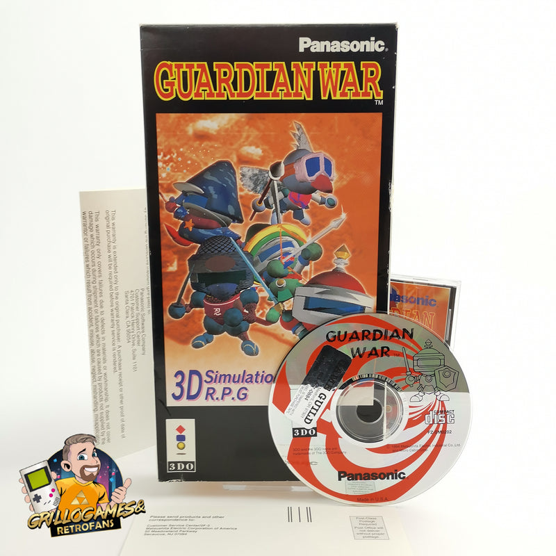 Panasonic 3DO Spiel " Guardian War " Long Box 3 DO | OVP