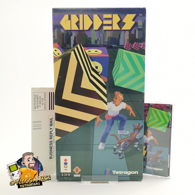 Panasonic 3DO Spiel " Gridders " Long Box 3 DO | OVP