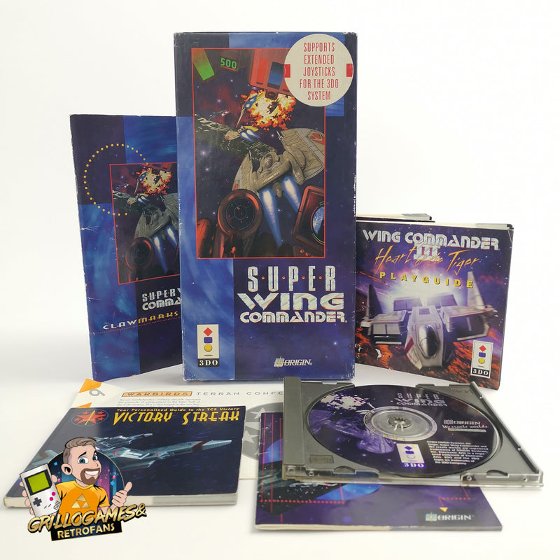 Panasonic 3DO Spiel " Super Wing Commander " Long Box 3 DO | OVP