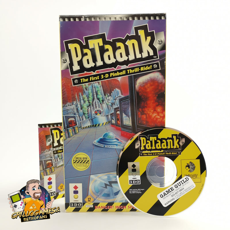 Panasonic 3DO Spiel " PaTaank 3-D Pinball " Long Box 3 DO | OVP