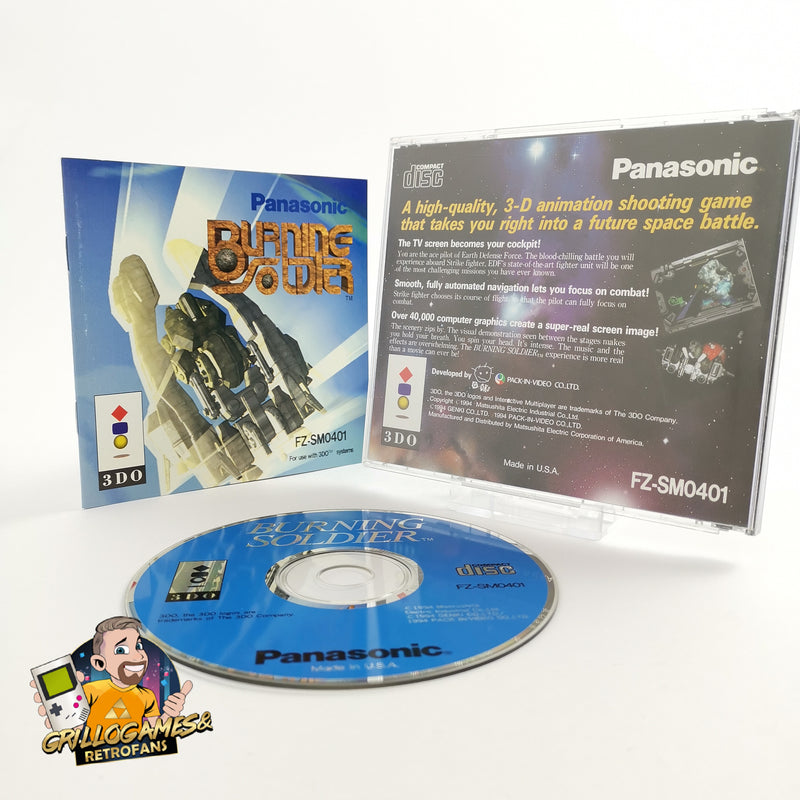 Panasonic 3DO Spiel " Burning Soldier " 3 DO | OVP [2]