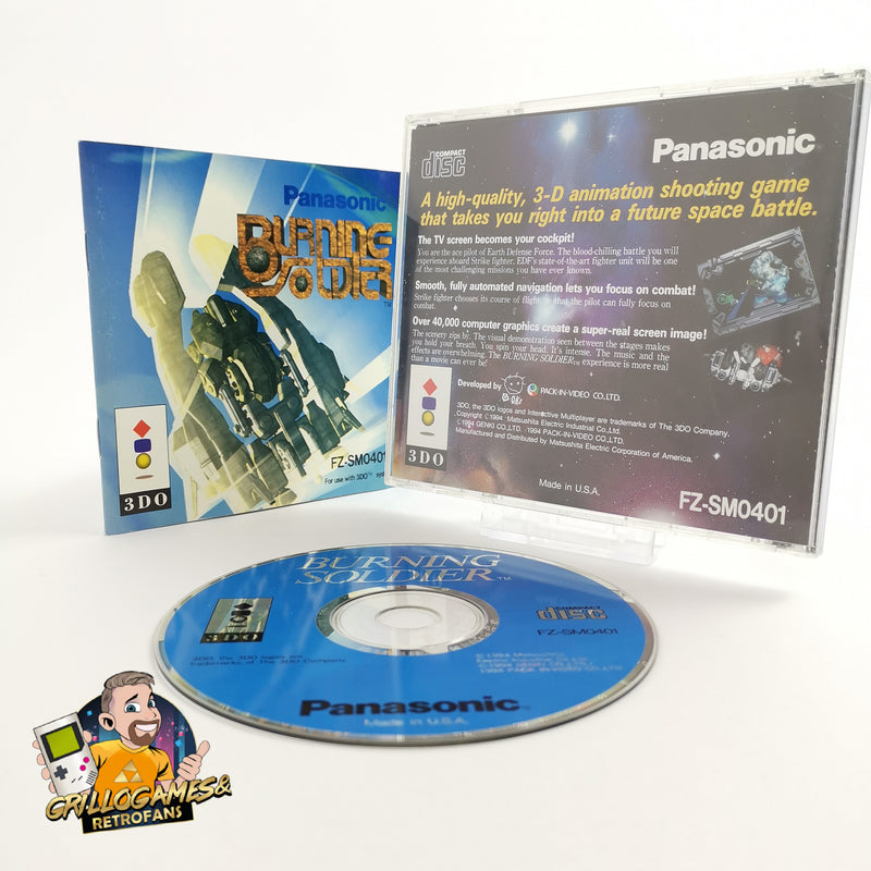 Panasonic 3DO Spiel " Burning Soldier " 3 DO | OVP