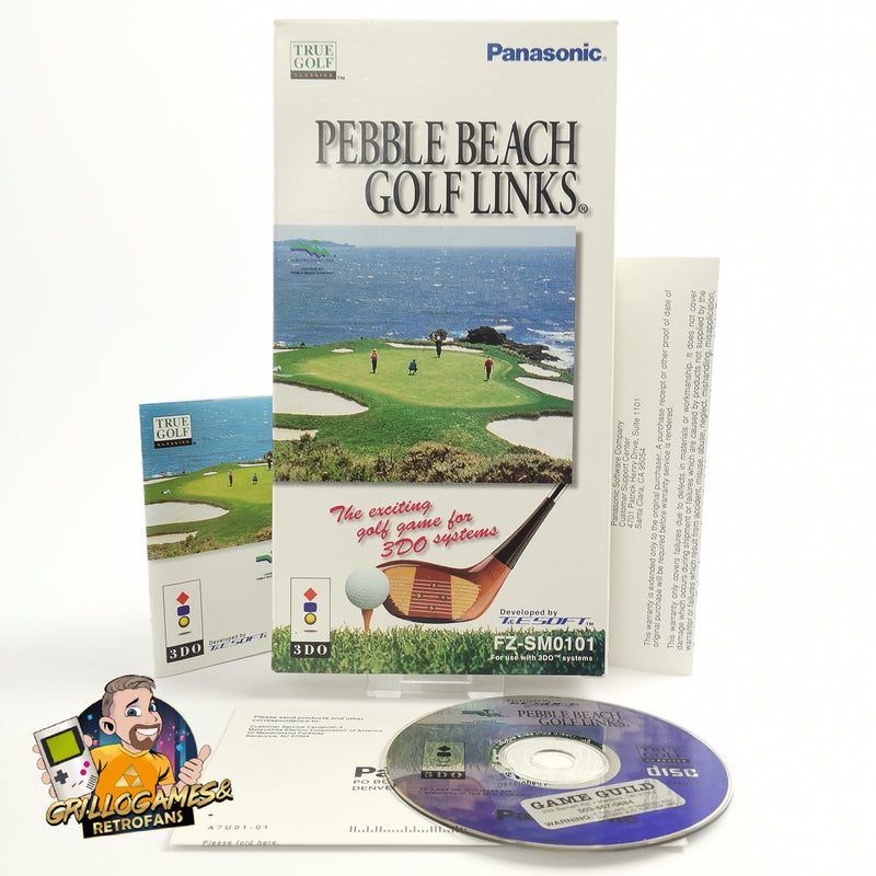 Panasonic 3DO Spiel " Pebble Beach Golf Links " Long Box 3 DO | OVP