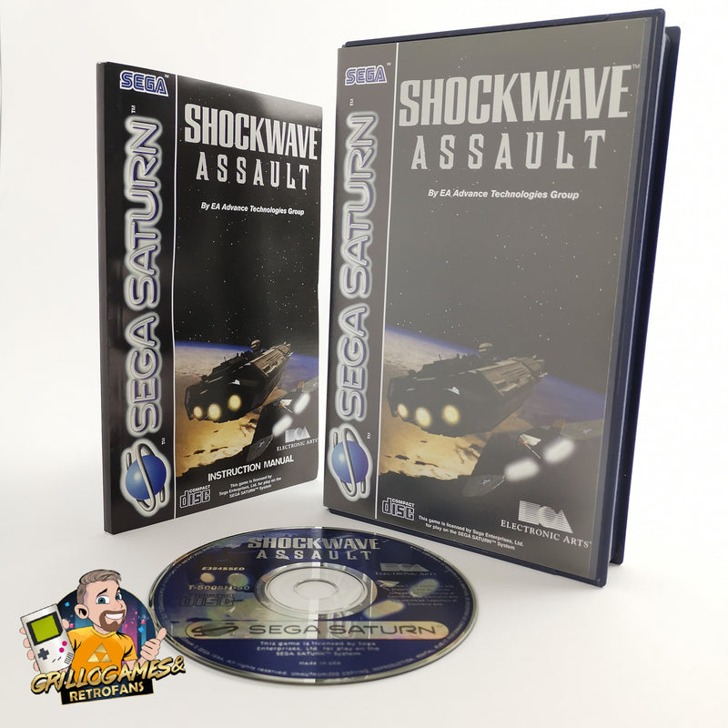 Sega Saturn Spiel " Shockwave Assault " SegaSaturn SS | OVP | PAL