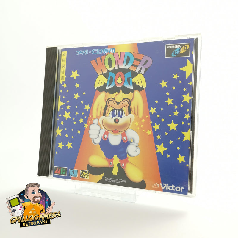 Sega Mega CD game "Wonder Dog" MC Mega CD Wonderdog | Original packaging | NTSC-J Japan JAP
