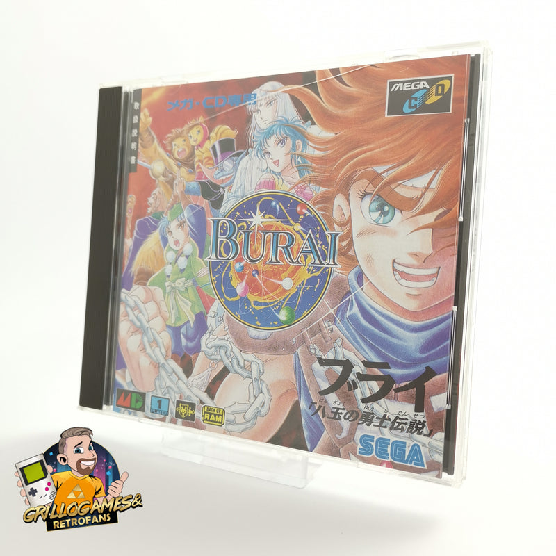 Sega Mega CD game "Burai" MC Mega CD | Original packaging | NTSC-J Japan JAP