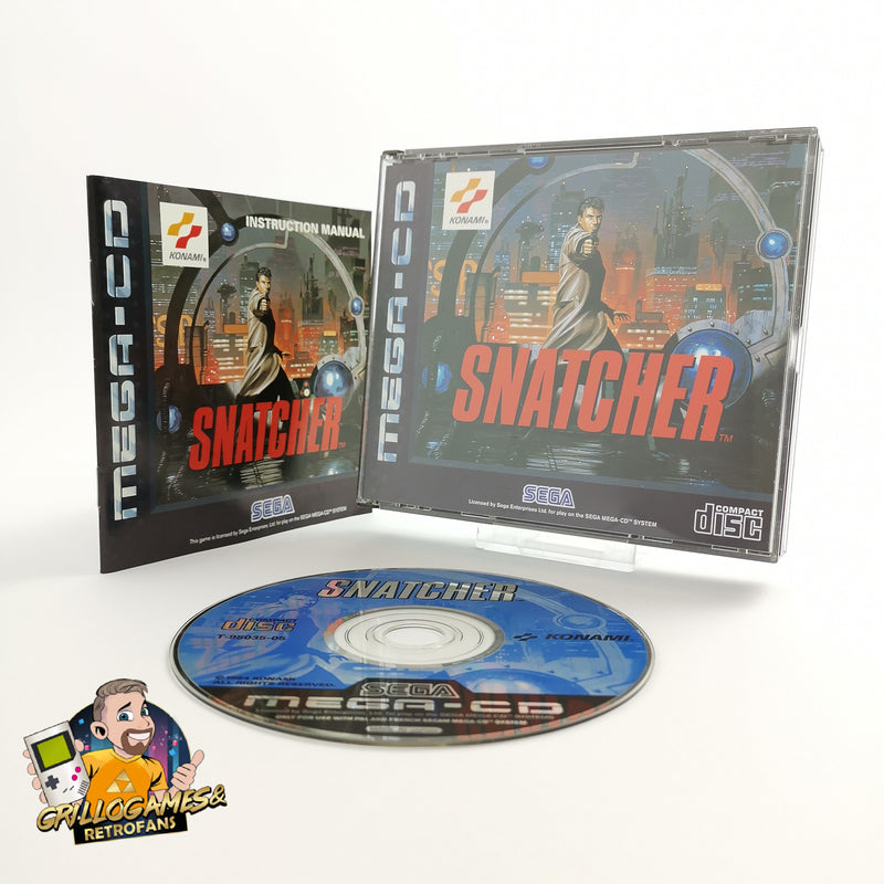 Sega Mega CD game "Snatcher" MC Mega CD | Original packaging | PAL Konami