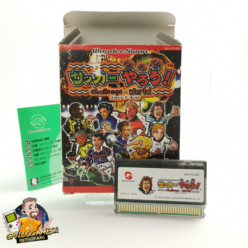 Wonderswan Spiel " SOCCER YAROU Challenge The World " Fußball | NTSC-J Japan JAP