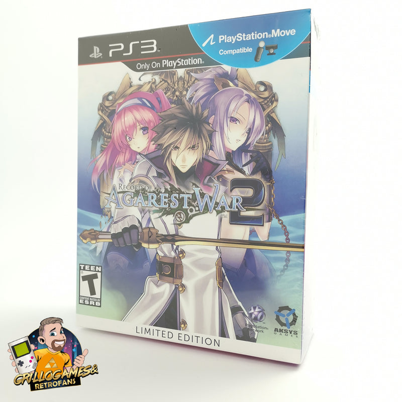 Sony Playstation 3 Spiel " Record of Agarest War 2 " Limited Edition PS3