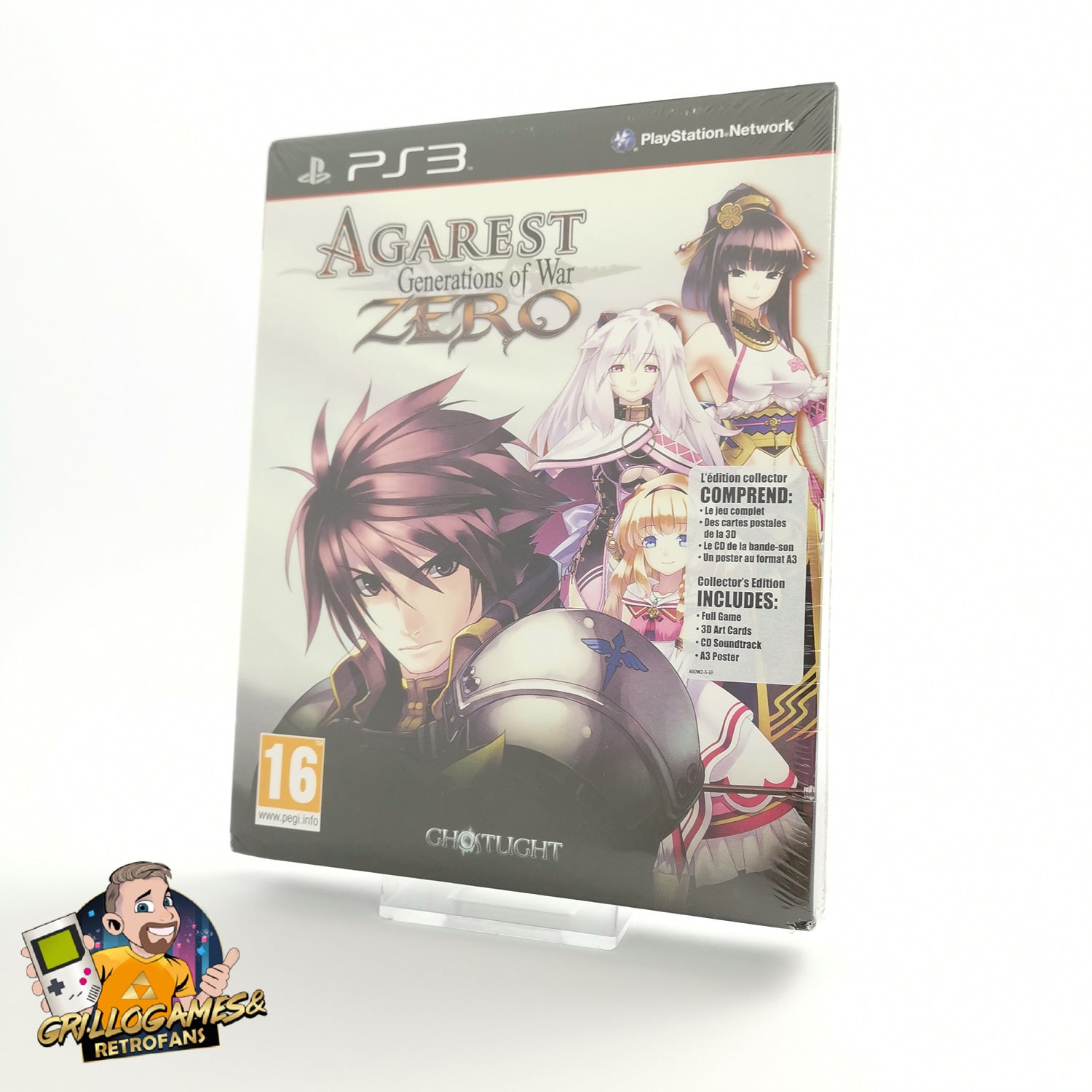 Sony Playstation 3 Game Agarest Generations of War Zero Collectors Edition PS3