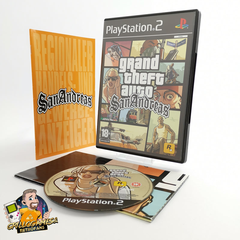 Sony Playstation 2 Spiel " Grand Theft Auto San Andreas " PS2 | OVP PAL | USK18