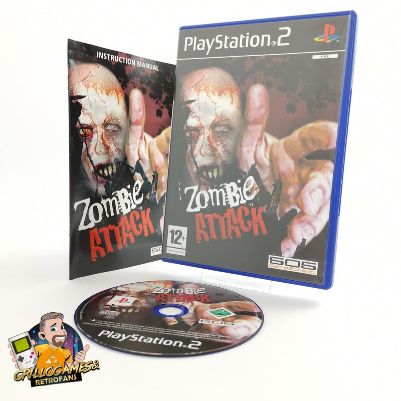 Sony Playstation 2 Spiel " Zombie Attack " Play Station PS2 | OVP PAL