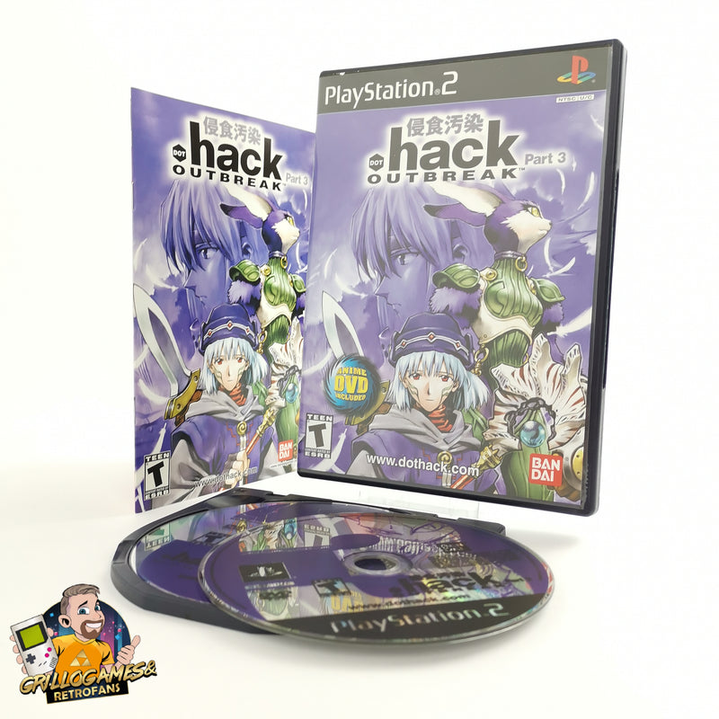 Sony Playstation 2 Spiel " Dot. Hack Outbreak Part 3 " PS2 OVP | NTSC-U/C USA