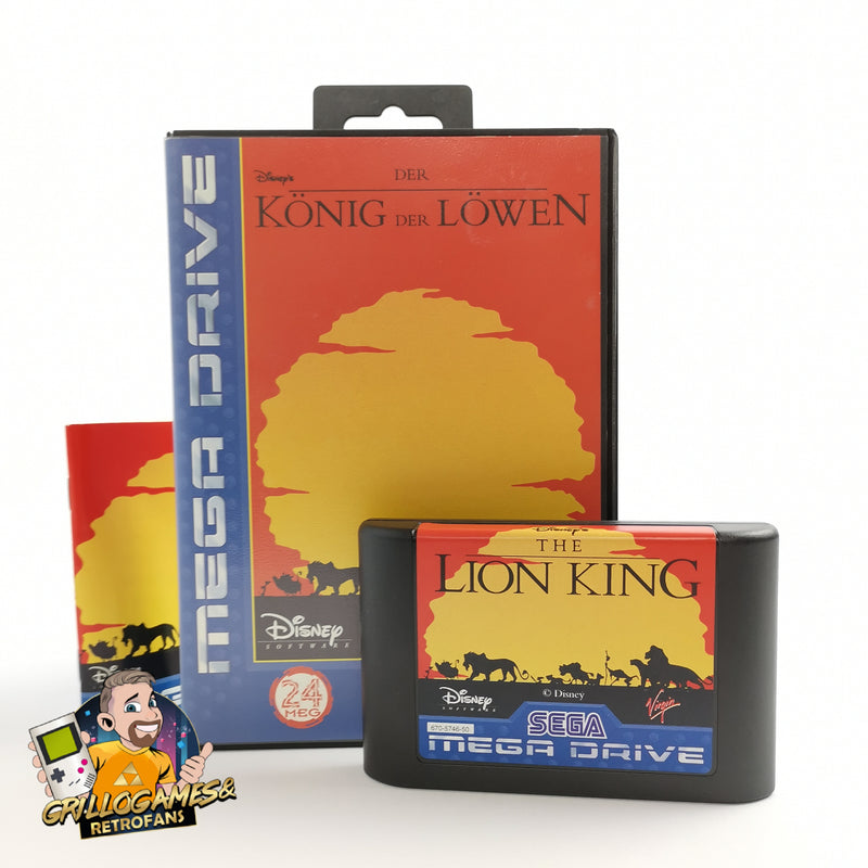 Sega Mega Drive game "Disney's The Lion King" MD MegaDrive | OVP PAL