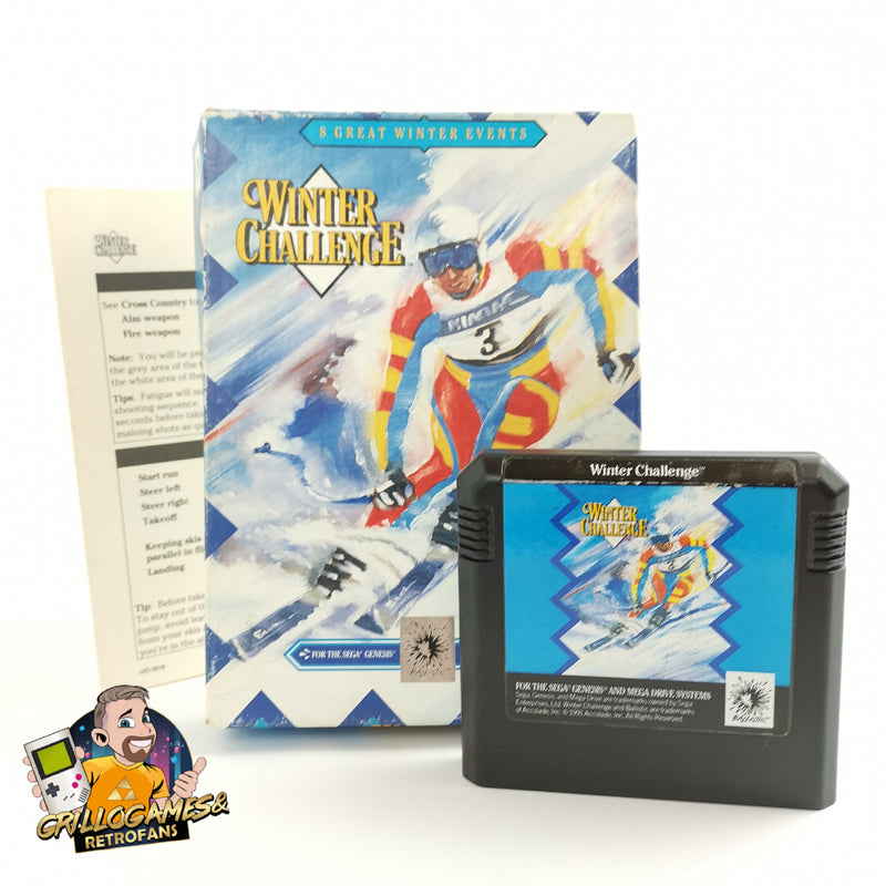 Sega Genesis Spiel " Winter Challenge " MegaDrive OVP | NTSC-U/C USA Version