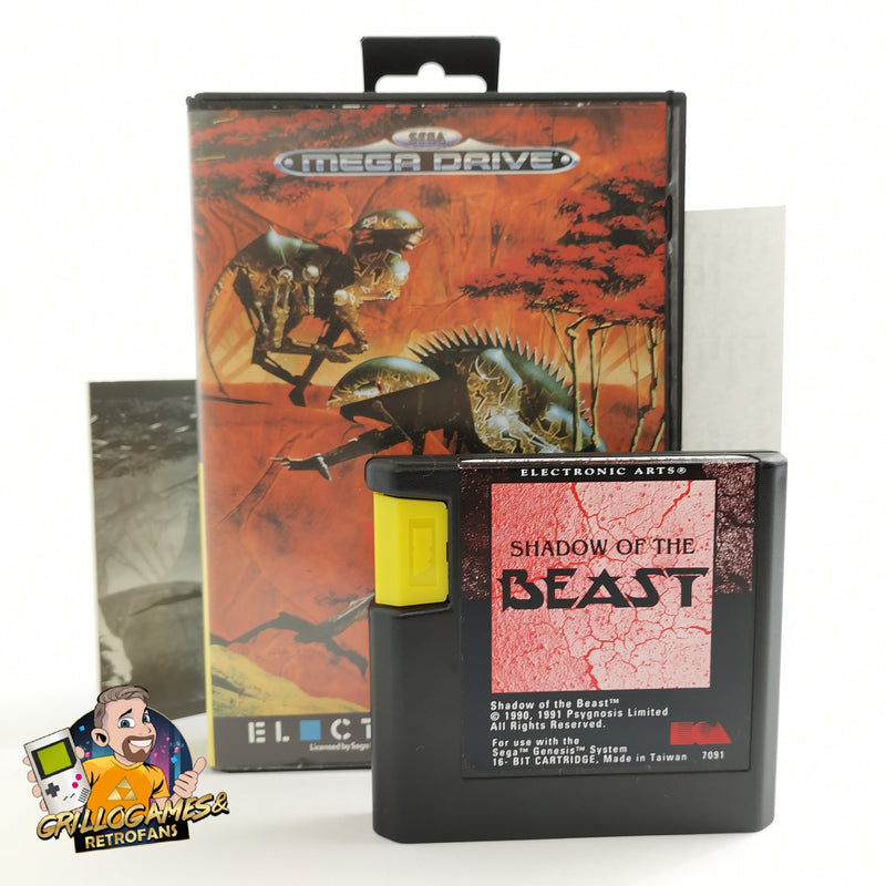 Sega Mega Drive Spiel " Shadow of the Beast " MD MegaDrive | OVP PAL