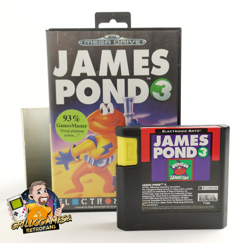Sega Mega Drive Spiel " James Pond 3 " MD MegaDrive | OVP PAL