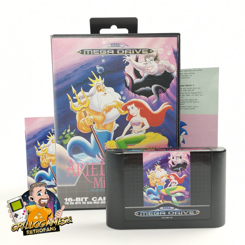Sega Mega Drive Spiel " Disneys Ariel The Little Mermaid " MegaDrive OVP PAL [3]