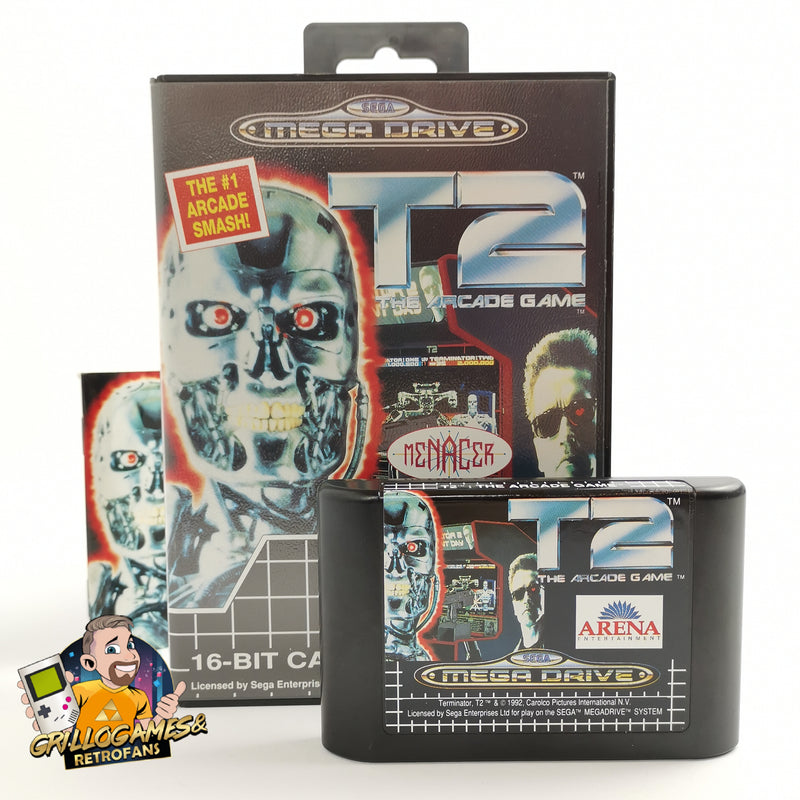 Sega Mega Drive Spiel " T2 The Arcade Game " MD Terminator | OVP PAL [3]