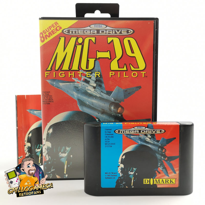 Sega Mega Drive Spiel " Mig-29 Fighter Pilot " MD MegaDrive | OVP PAL