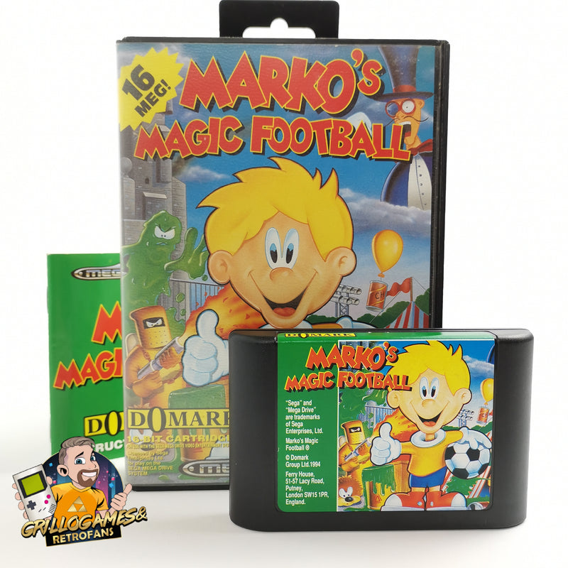 Sega Mega Drive Spiel " Markos Magic Football " MD MegaDrive | OVP PAL [2]
