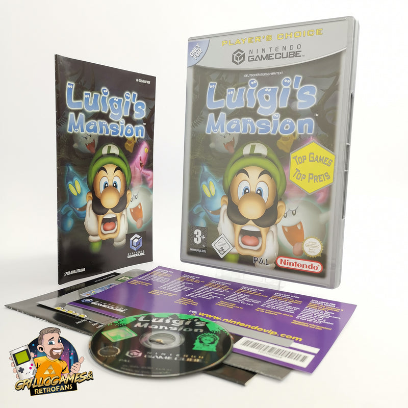 Nintendo Gamecube Spiel " Luigis Mansion " GC Players Choice | OVP dt. PAL