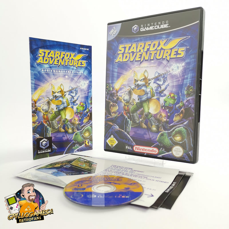 Nintendo Gamecube Spiel " Starfox Adventures " DE Erstauflage NOE OVP * sehr gut