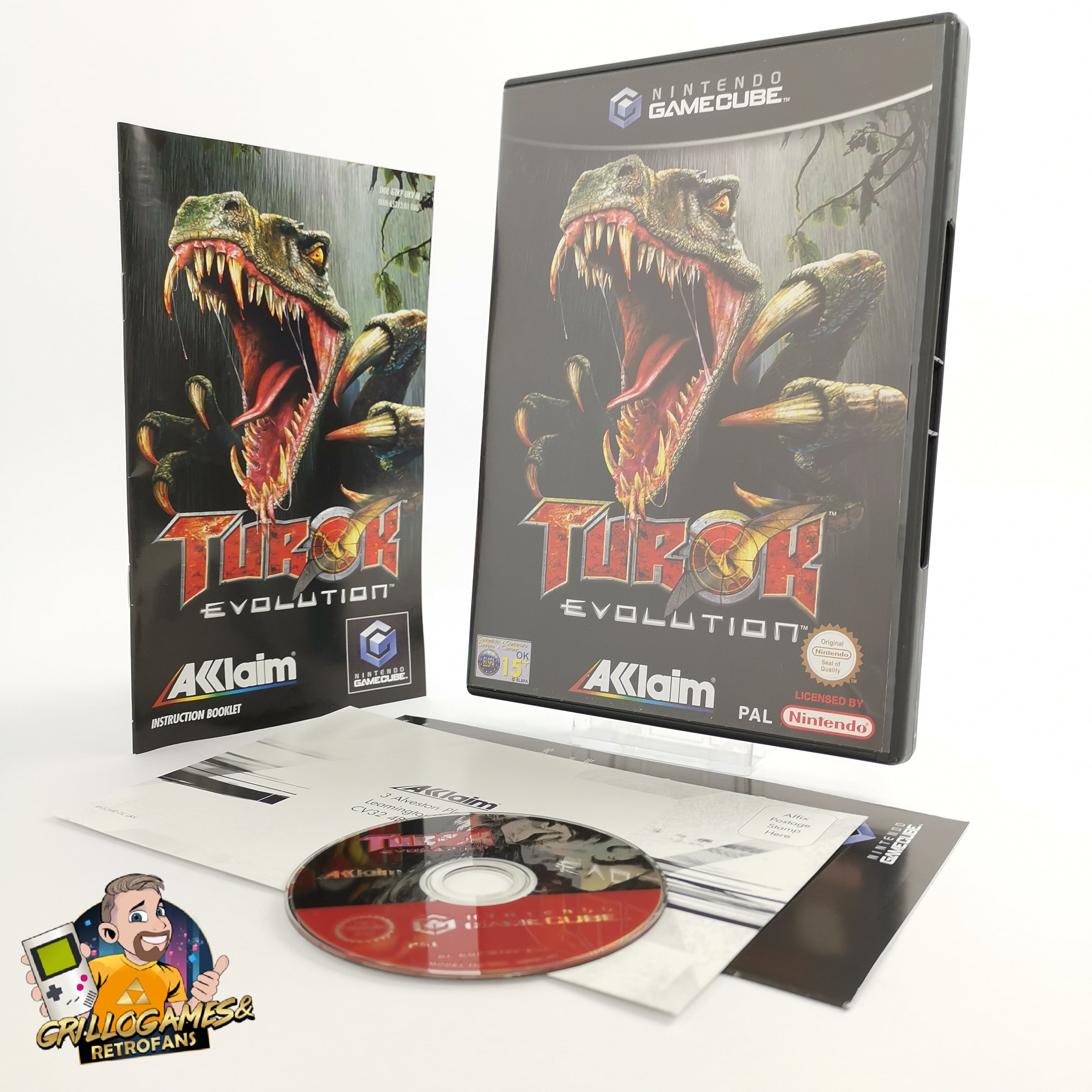Nintendo Gamecube Spiel " Turok Evolution " EN Erstauflage UKV | OVP * sehr gut