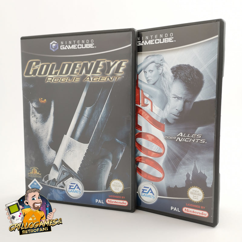 Nintendo Gamecube games "James Bond Goldeneye &amp; 007 All or Nothing" orig