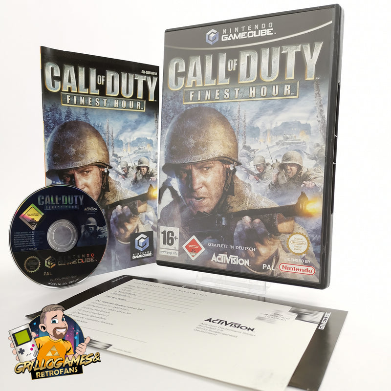 Nintendo Gamecube Spiel " Call of Duty Finest Hour " OVP PAL NOE | USK18 [2]