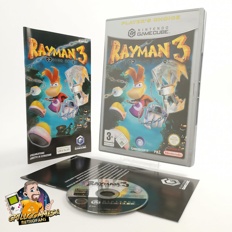Nintendo Gamecube Spiel " Rayman 3 " GC Game Cube OVP Players Choice | PAL