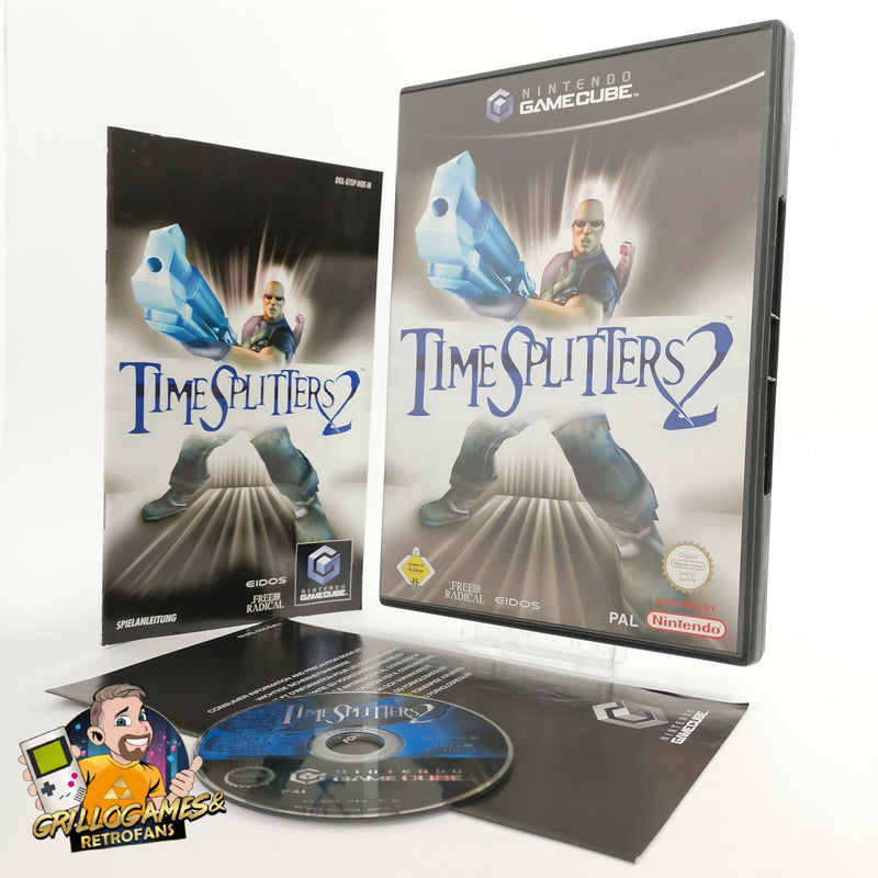 Nintendo Gamecube game "Time Splitters 2" first edition NOE | Game Cube DE orig