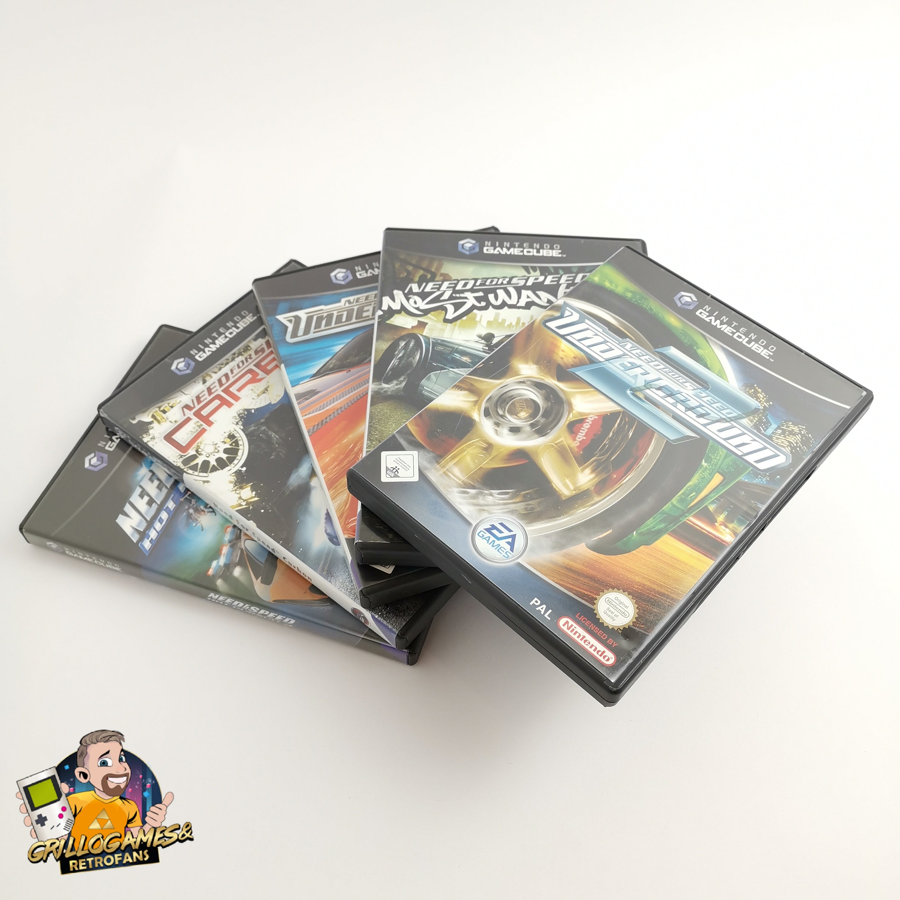 Nintendo Gamecube Spiele " 5 Need for Speed Spiele " Bundle Set | OVP PAL