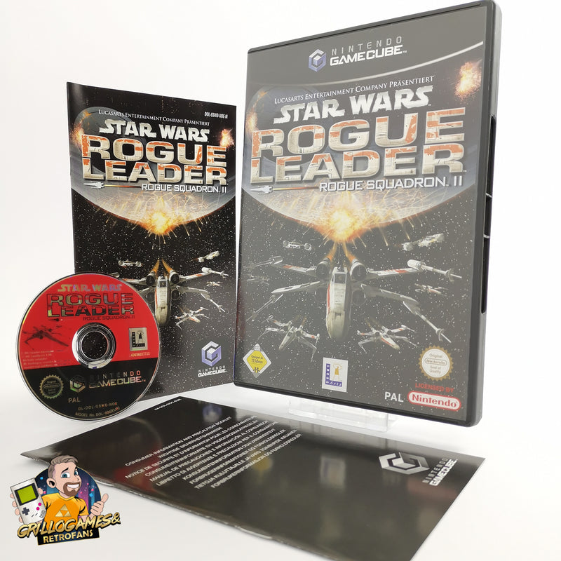 Nintendo Gamecube game "Star Wars Rogue Leader" Starwars GC | OVP PAL NOE [2]