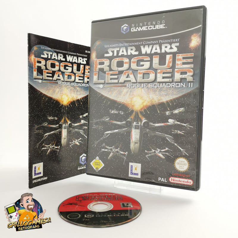 Nintendo Gamecube Spiel " Star Wars Rogue Leader " Starwars GC | OVP PAL NOE