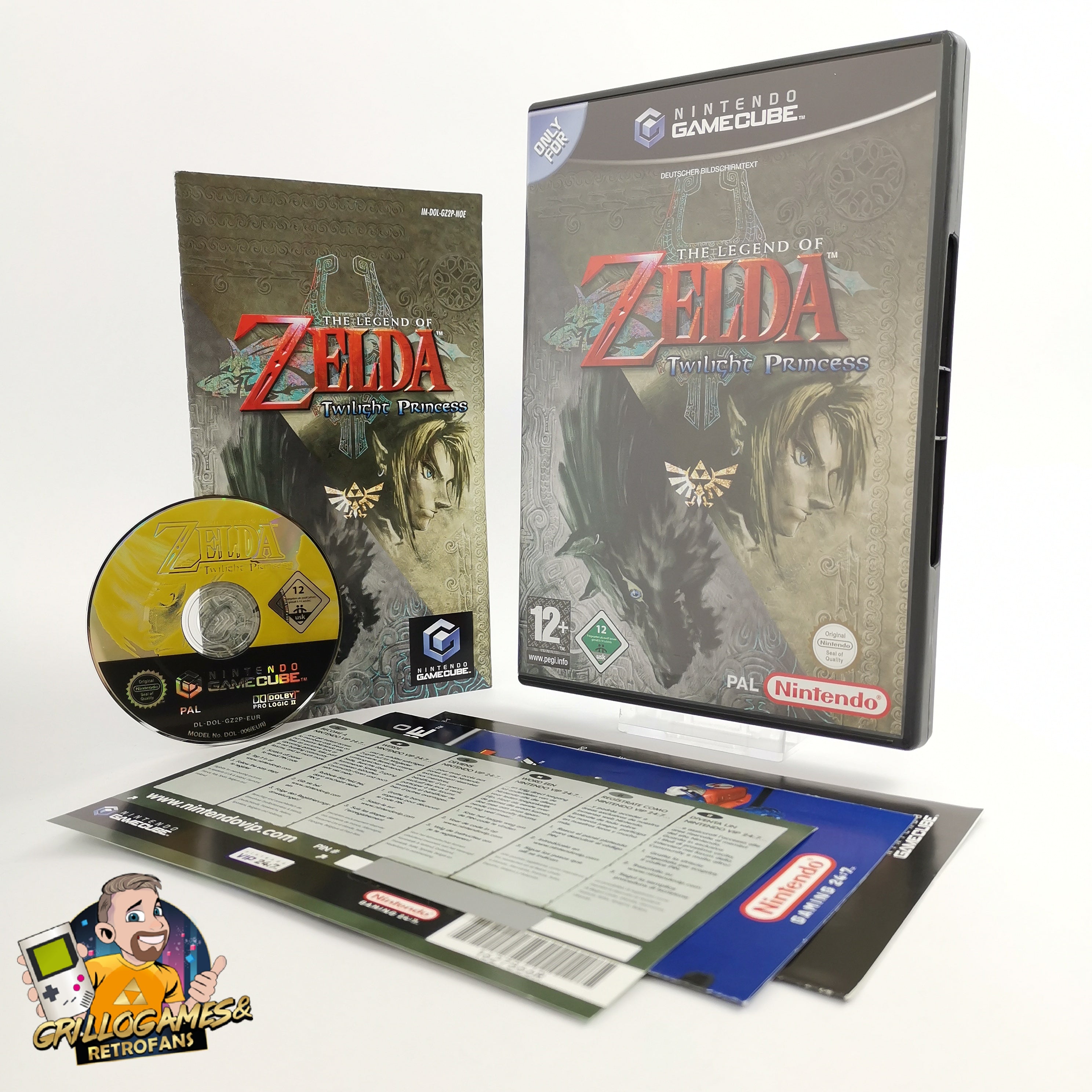 Nintendo Gamecube Spiel " The Legend of Zelda Twilight Princess " OVP * Sehr gut