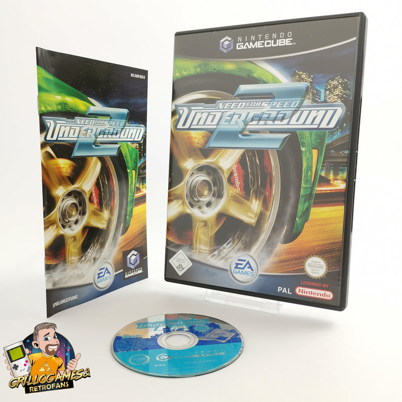 Nintendo Gamecube Spiel " Need for Speed Underground 2 " OVP PAL NOE * sehr gut